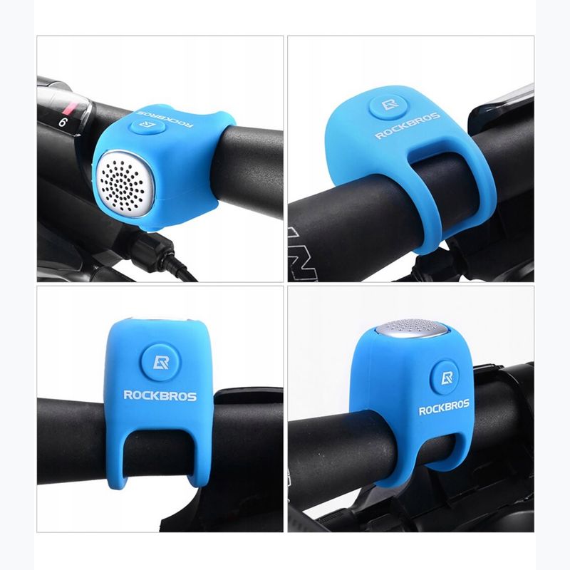 Rockbros kerékpáros csengő CB1709 kék 4