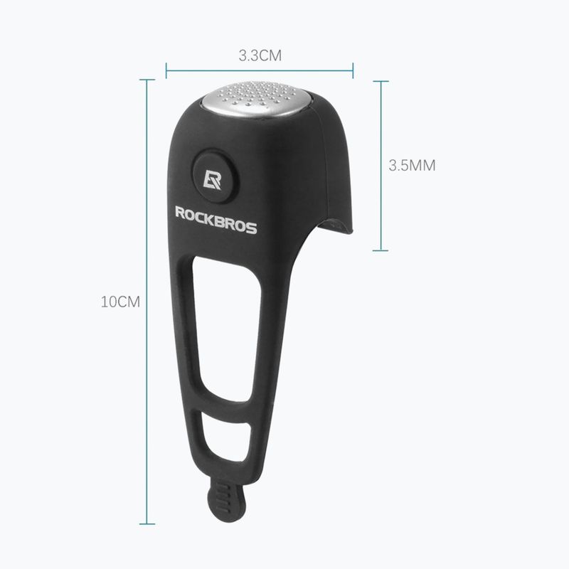 Rockbros kerékpáros csengő CB1709 fekete 2