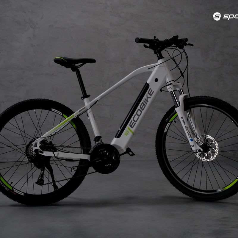 Elektromos kerékpár Ecobike SX3/X-CR LG 13Ah fehér 1010401 11
