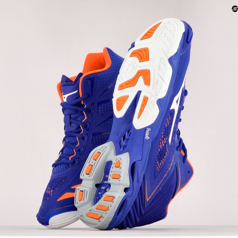 Férfi röplabda cipő Mizuno Wave Lightning Z5 Mid kék V1GA190500 10