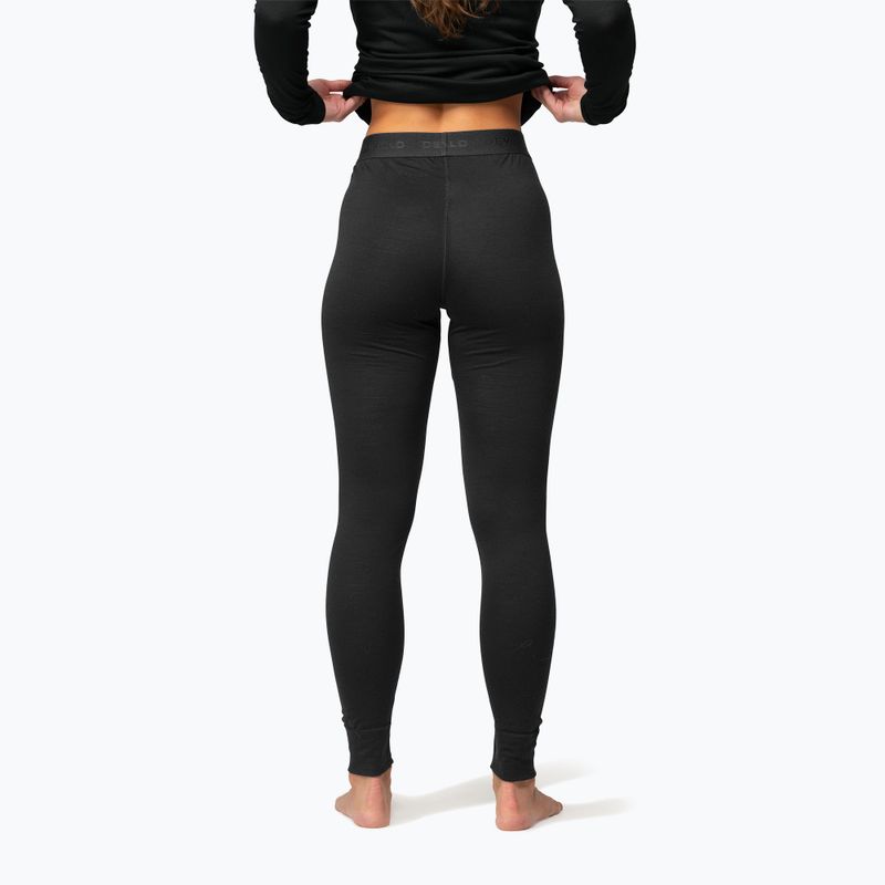Női thermoaktív nadrág Devold Breeze Merino 150 Longs black 2