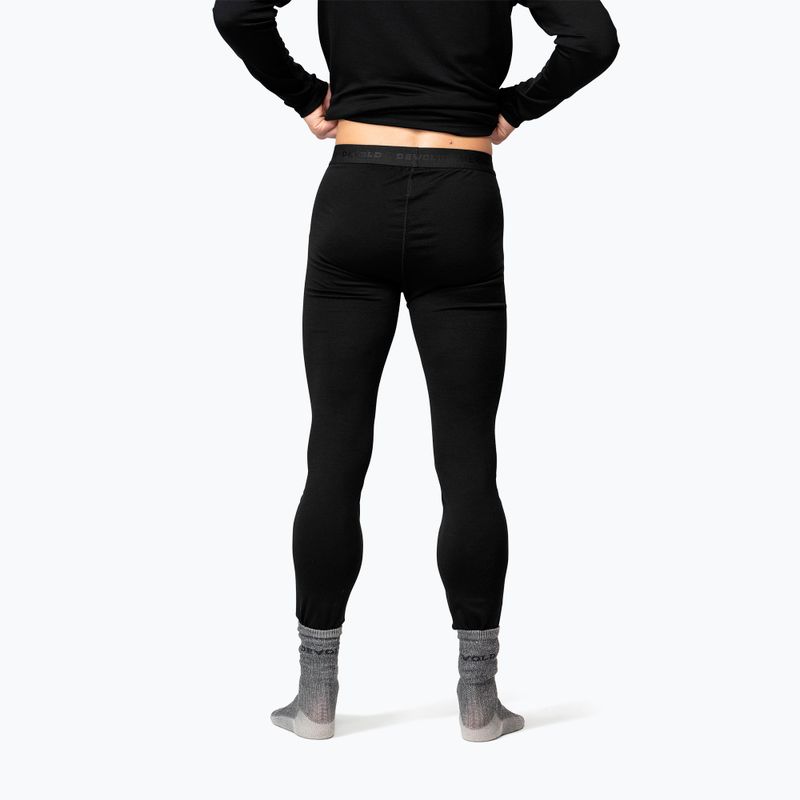 Férfi thermoaktív nadrág Devold Breeze Merino 150 Longs black 2