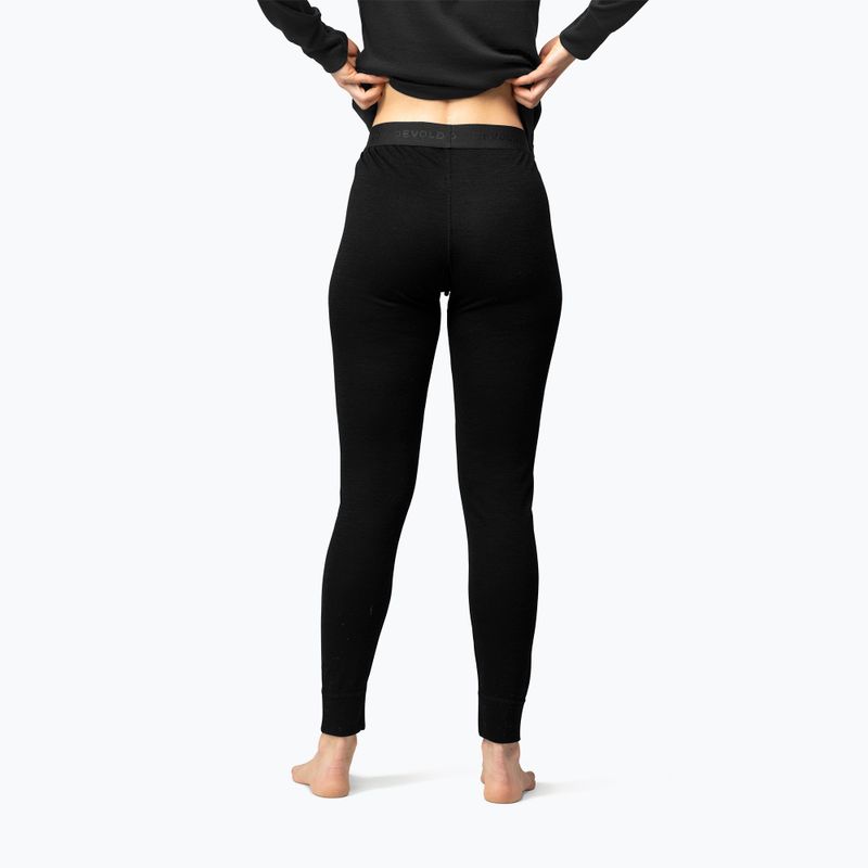 Női thermoaktív nadrág Devold Duo Active Merino 205 Longs black 2