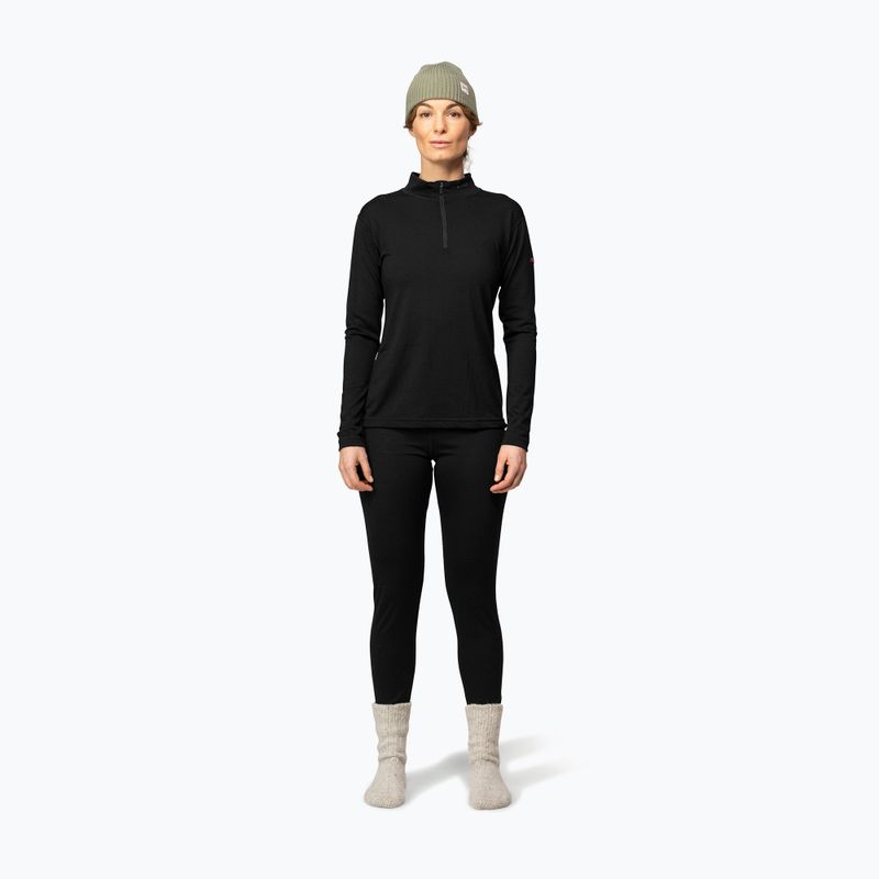 Női Termoaktiv pulóver Devold Breeze Merino 150 Zip Neck black 2