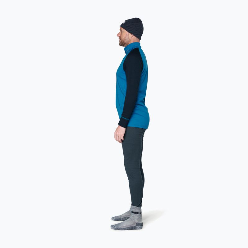 Férfi Termoaktiv pulóver Devold Duo Active Merino 205 Zip Neck blue/ink 4