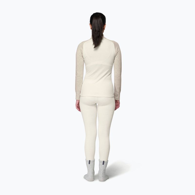 Női Termoaktiv pulóver Devold Duo Active Merino 205 Zip Neck raw white 3