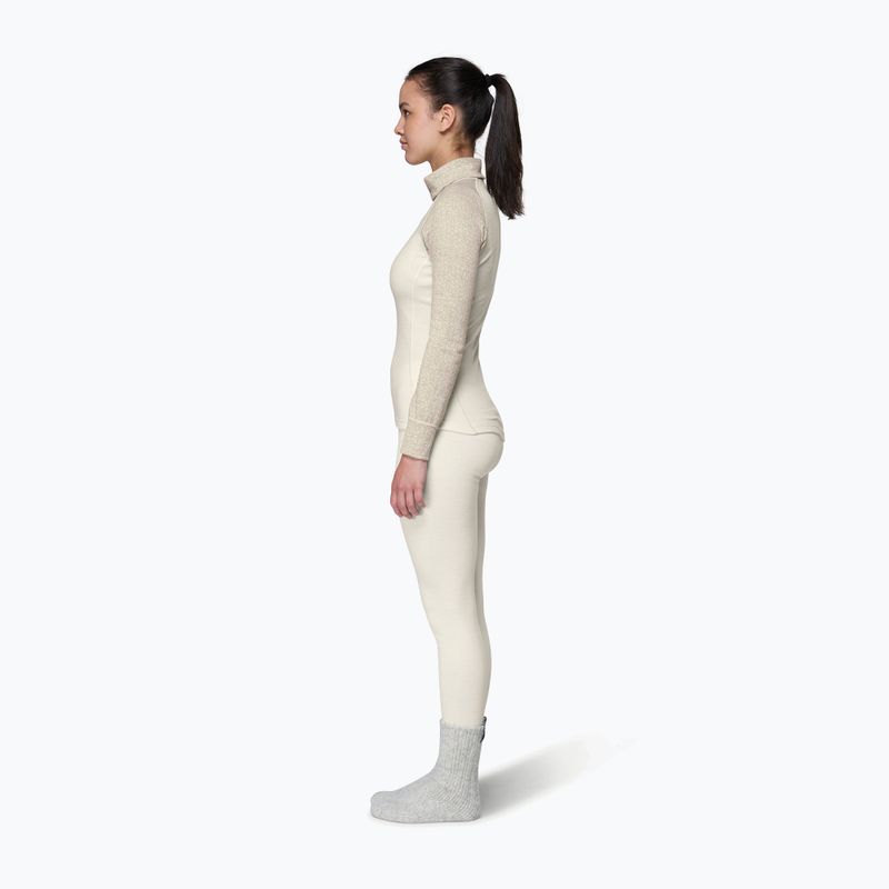 Női Termoaktiv pulóver Devold Duo Active Merino 205 Zip Neck raw white 4