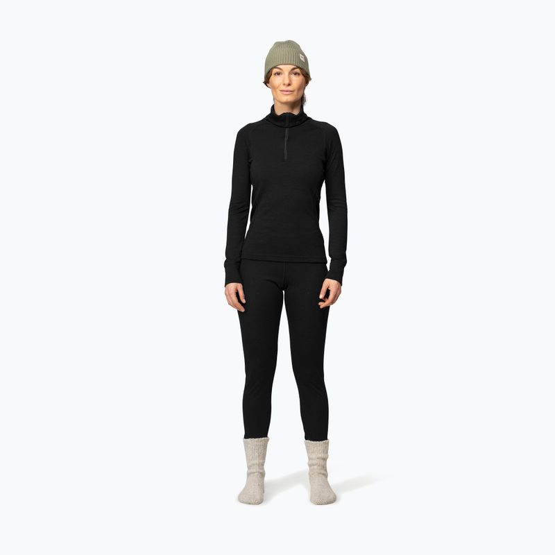 Női Termoaktiv pulóver Devold Duo Active Merino 205 Zip Neck black 2