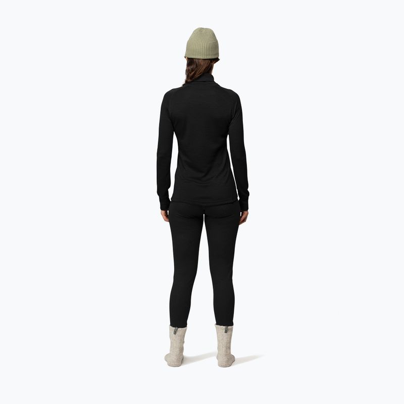 Női Termoaktiv pulóver Devold Duo Active Merino 205 Zip Neck black 3