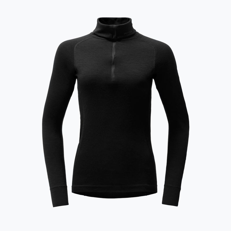 Női Termoaktiv pulóver Devold Duo Active Merino 205 Zip Neck black 5