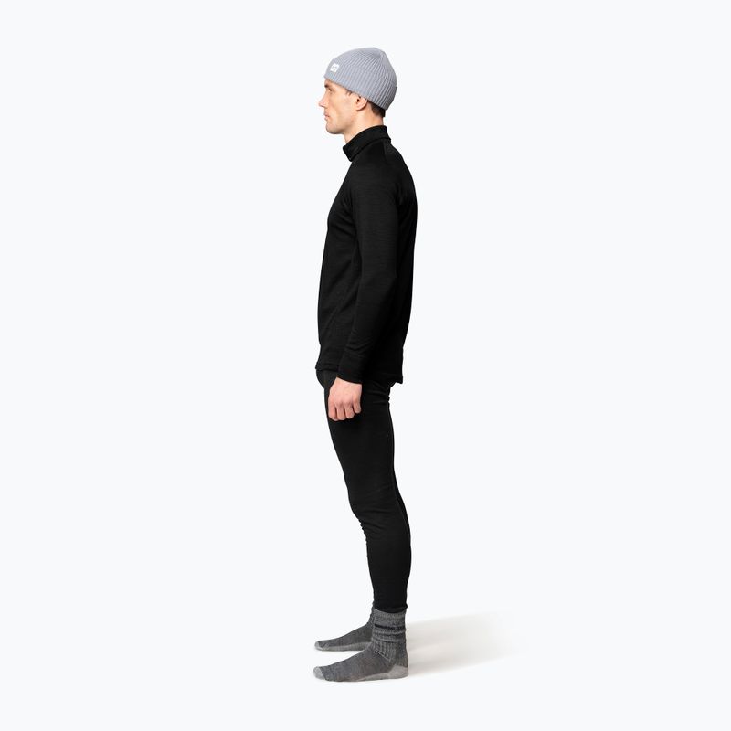 Férfi Termoaktiv pulóver Devold Duo Active Merino 205 Zip Neck black 4