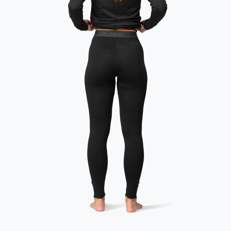 Női thermoaktív nadrág Devold Breeze Plus Merino 200 Longs black 2