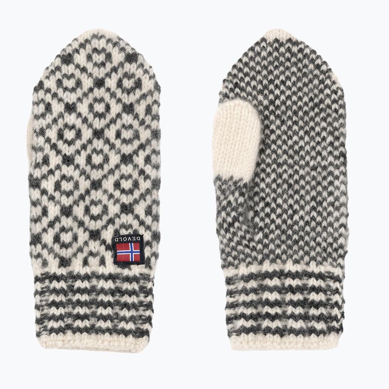 Kesztyűk Devold Svalbard Wool Mitten offwhite/anthracite