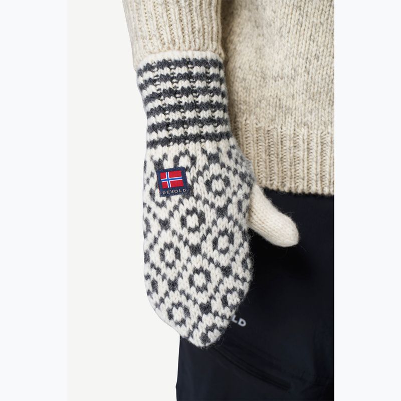 Kesztyűk Devold Svalbard Wool Mitten offwhite/anthracite 2