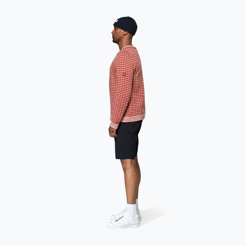 Pulóver Devold Islender Refined marsala/offwhite 7