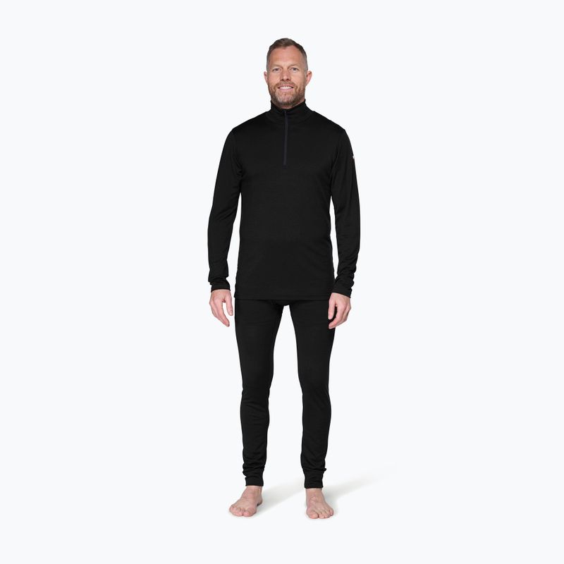 Férfi Termoaktiv pulóver Devold Breeze Plus Merino 200 Zip Neck black 2