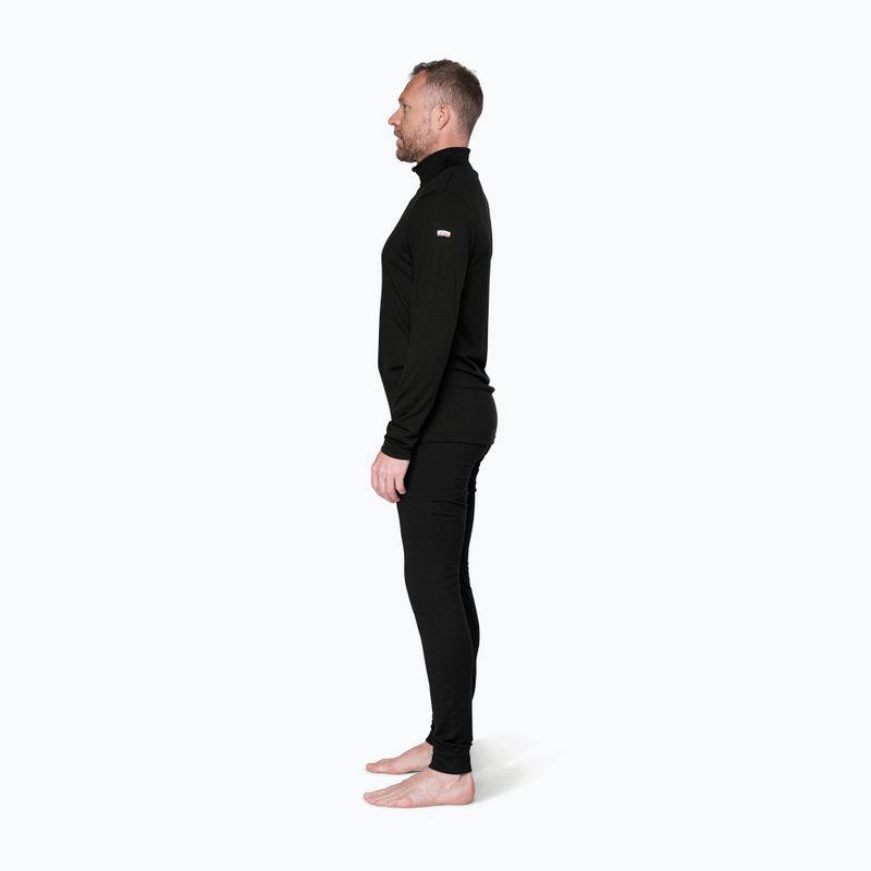 Férfi Termoaktiv pulóver Devold Breeze Plus Merino 200 Zip Neck black 4