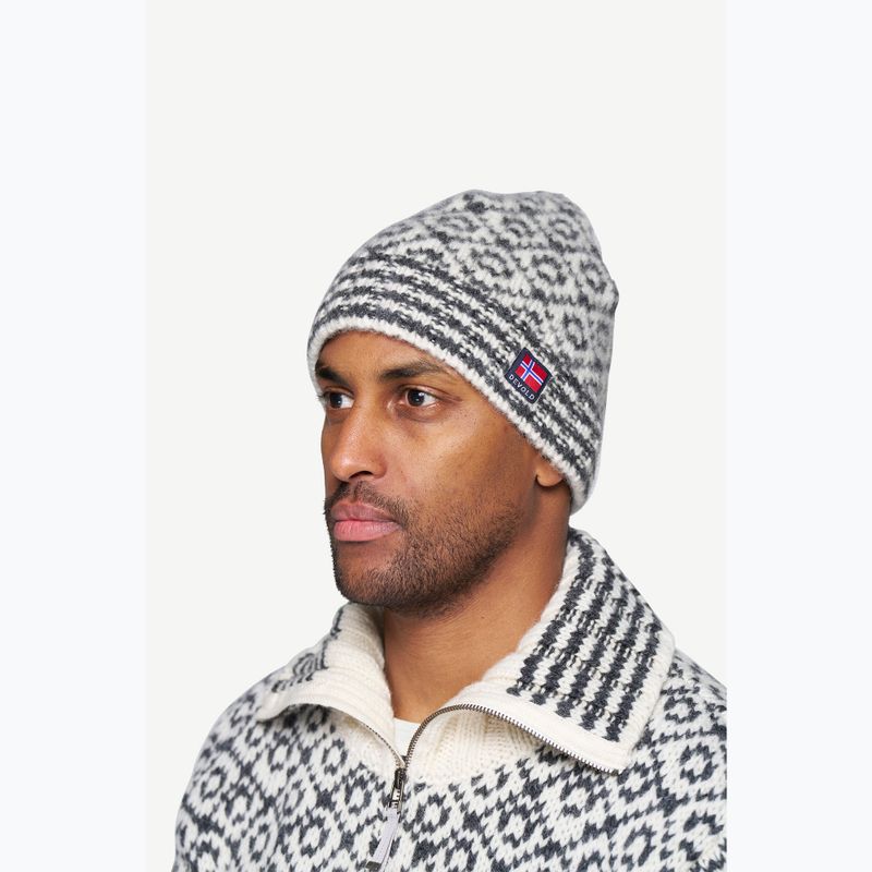 Téli sapka Devold Svalbard Wool offwhite/anthracite 3