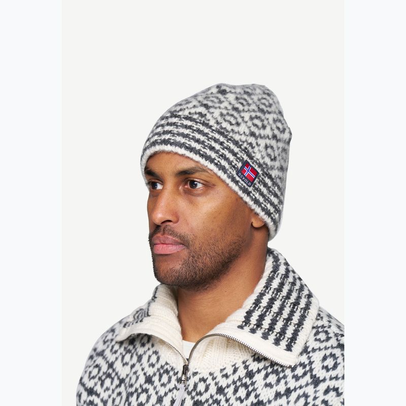 Téli sapka Devold Svalbard Wool offwhite/grey 3
