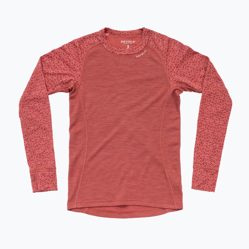 Női Termoaktiv pulóver Devold Duo Active Merino 205 marsala 5