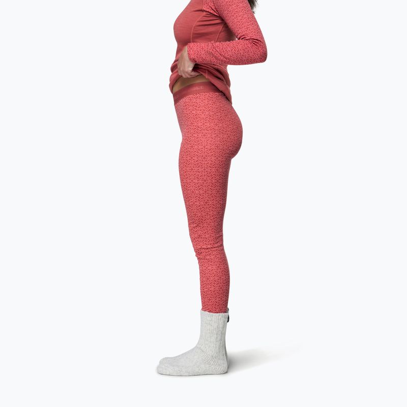 Női thermoaktív nadrág Devold Duo Active Merino 205 Longs marsala 3