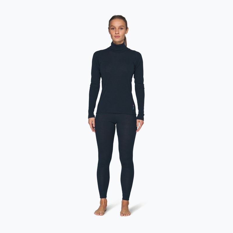 Női Termoaktiv pulóver Devold Adventure Merino 190 High Neck ink 2