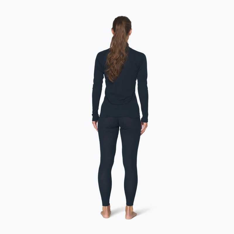 Női Termoaktiv pulóver Devold Adventure Merino 190 High Neck ink 3