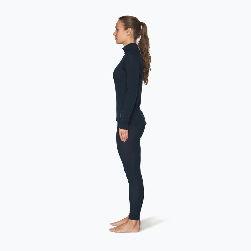 Női Termoaktiv pulóver Devold Adventure Merino 190 High Neck ink 4