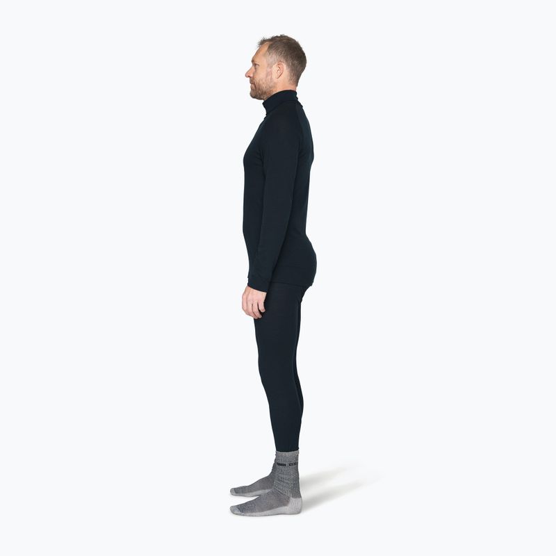 Férfi Termoaktiv pulóver Devold Adventure Merino 190 High Neck ink 4
