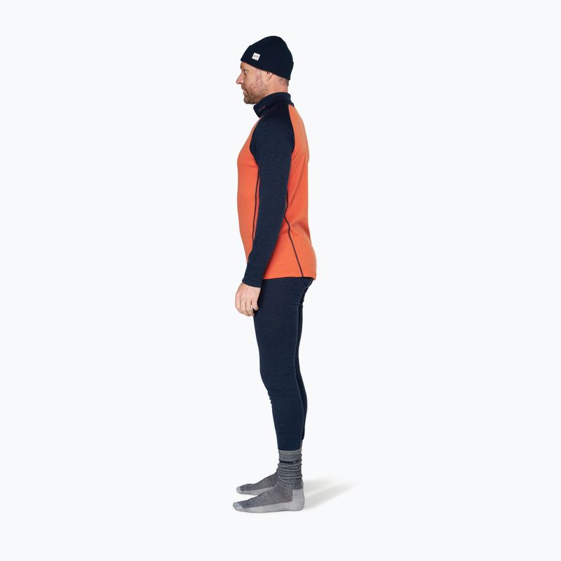Férfi Termoaktiv pulóver Devold Duo Active Merino 205 Zip Neck brick 4