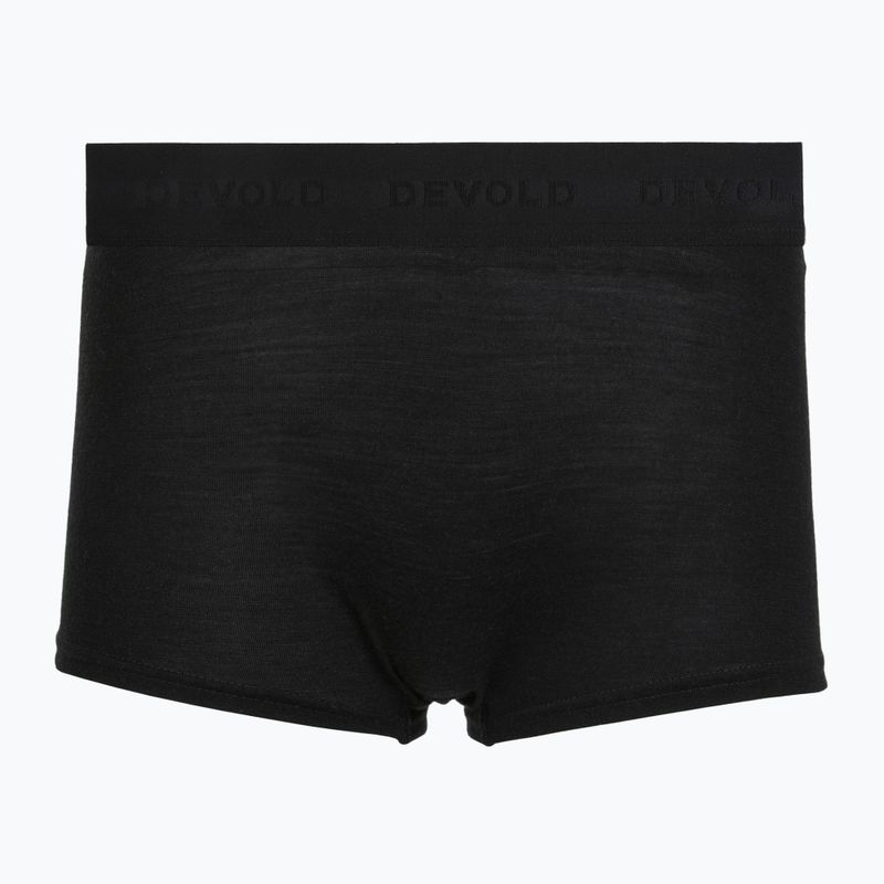 Női termoaktív boxer nadrág Devold Breeze Merino 150 Hipser 2 pack black/coral 3