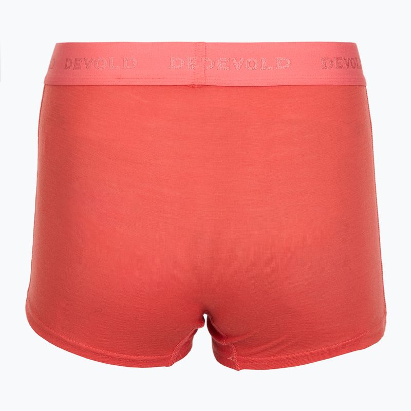 Női termoaktív boxer nadrág Devold Breeze Merino 150 Hipser 2 pack black/coral 4