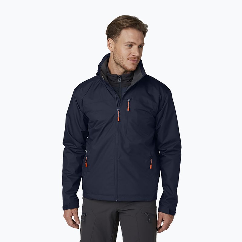 Férfi Helly Hansen Crew kapucnis dzseki tengerészkék 33875_597