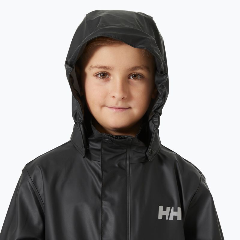 Helly Hansen gyermek vitorlás kabát Moss fekete 3