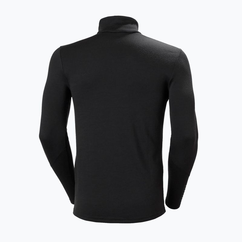 Férfi Termoaktiv pulóver Helly Hansen Lifa Merino Midweight 1/2 Zip black 2