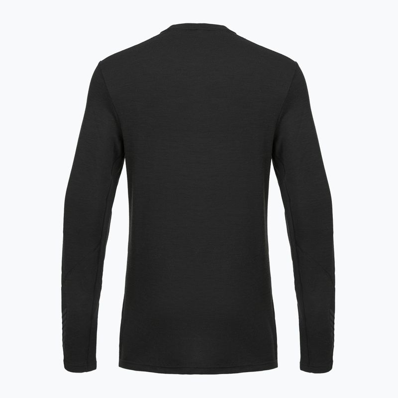 Férfi hőaktív pulóver Helly Hansen Lifa Merino Midweight Crew fekete 2