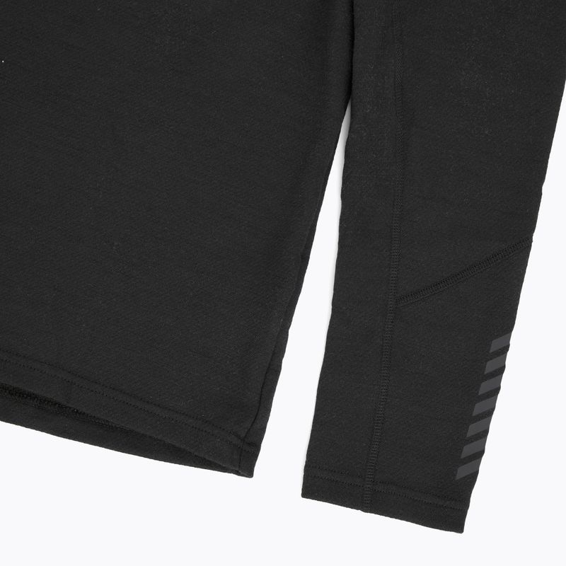Férfi hőaktív pulóver Helly Hansen Lifa Merino Midweight Crew fekete 4