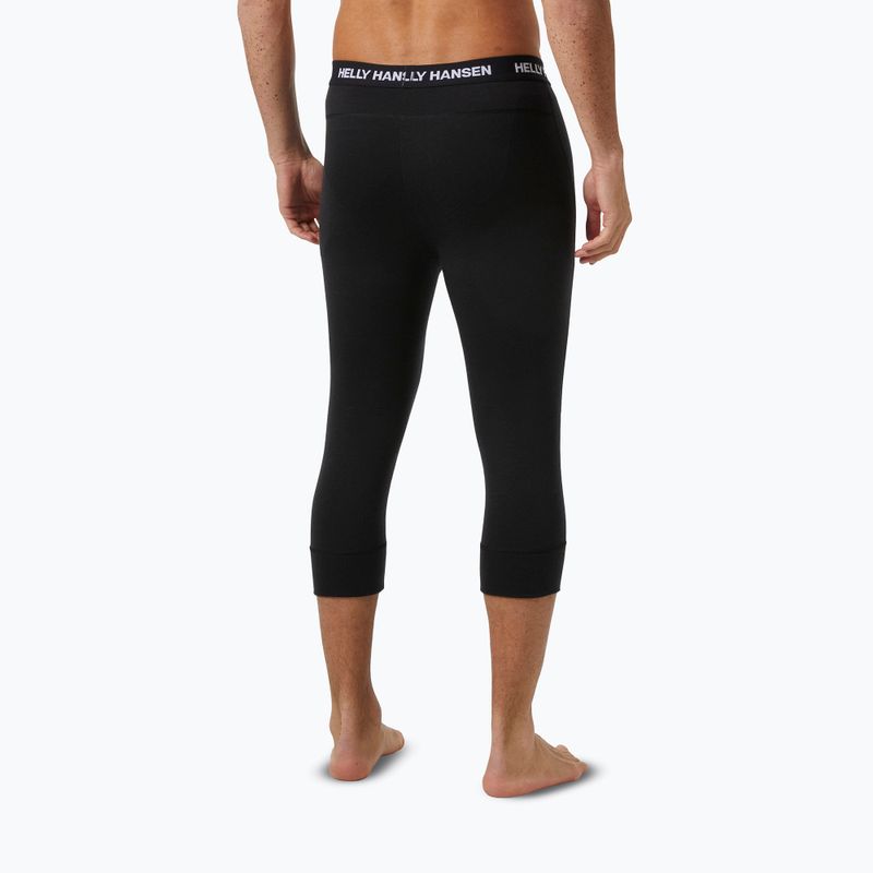 Férfi thermoaktív nadrág Helly Hansen Lifa Merino Midweight 3/4 black 2