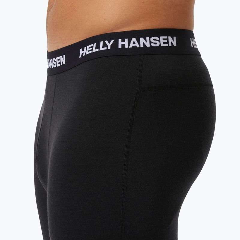 Férfi thermoaktív nadrág Helly Hansen Lifa Merino Midweight 3/4 black 3