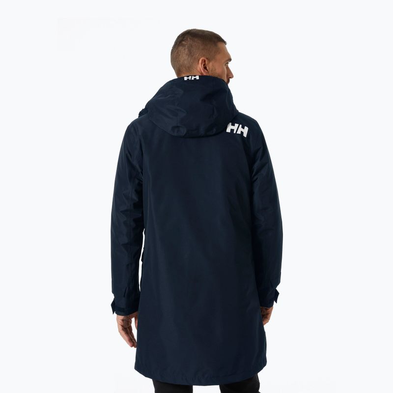 Férfi Helly Hansen Rigging Coat eső kabát navy 2