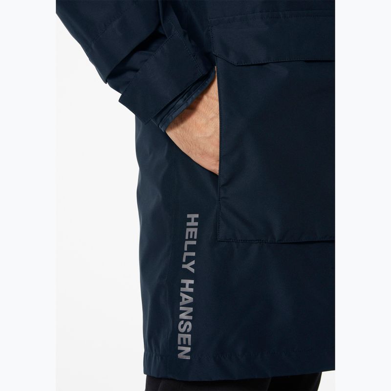 Férfi Helly Hansen Rigging Coat eső kabát navy 6
