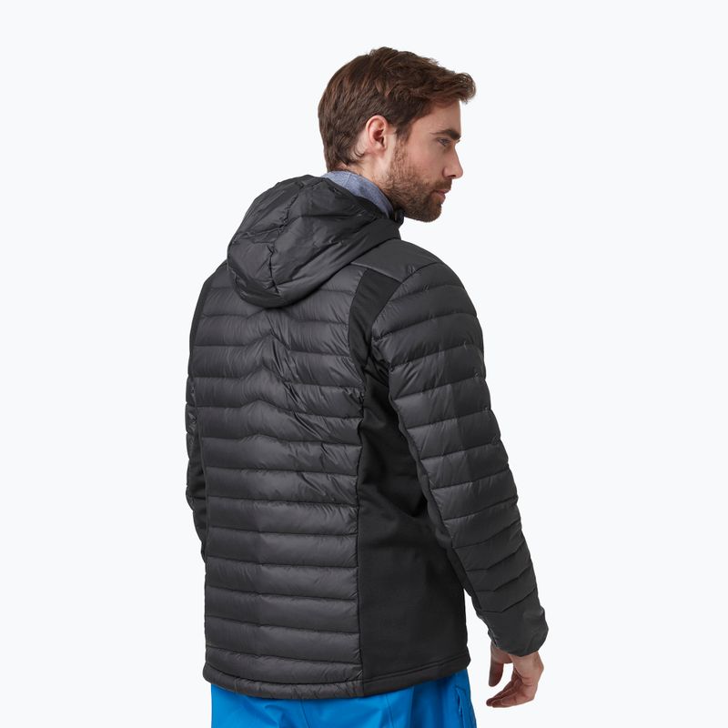 Férfi Helly Hansen Verglas Hooded Down Hybrid Ins 990 kabát fekete 63007 2