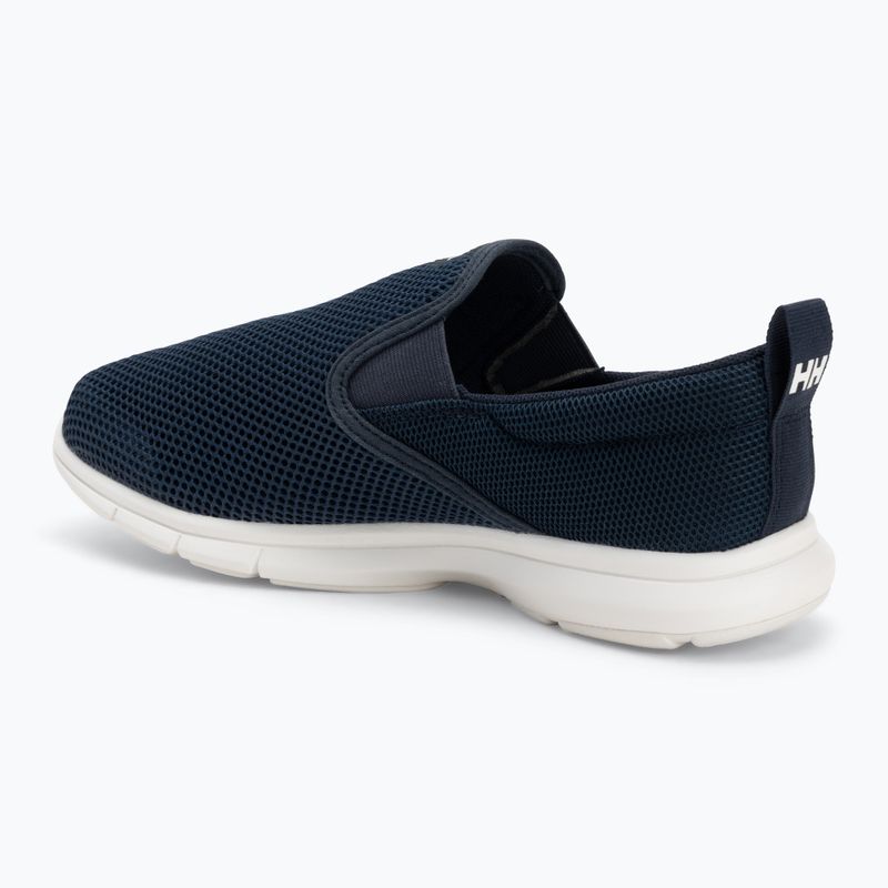 Helly Hansen férfi tengerész cipő Ahiga Slip-On navy / off white 3