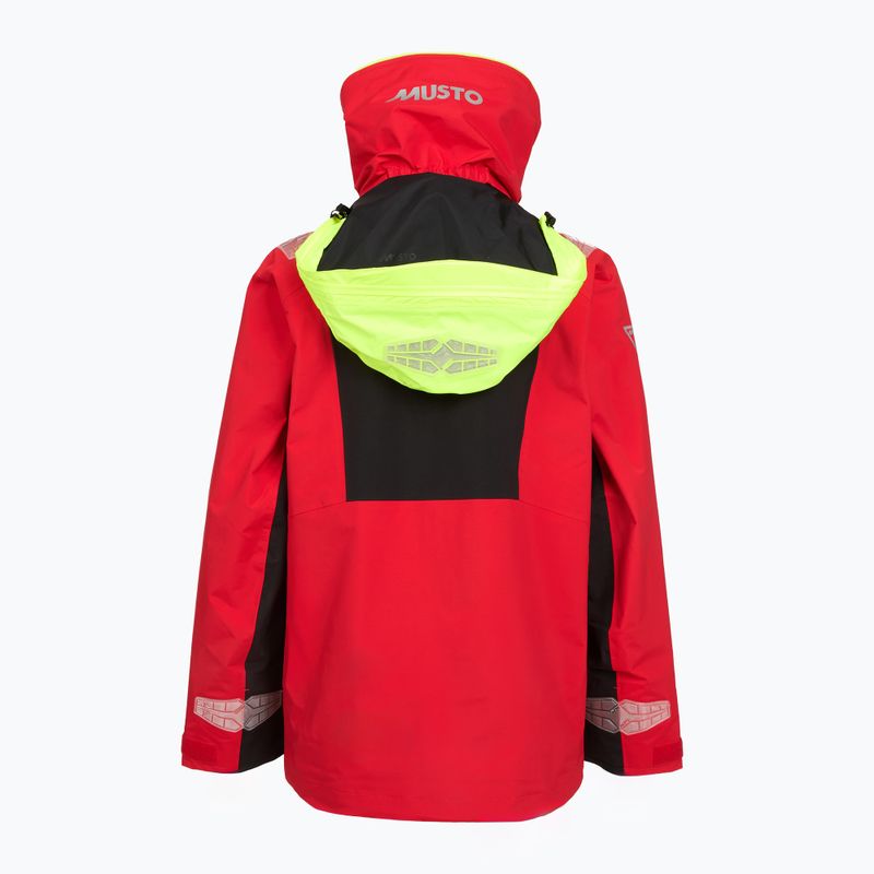 Musto BR2 Offshore 2.0 férfi vitorlás kabát igaz piros 7
