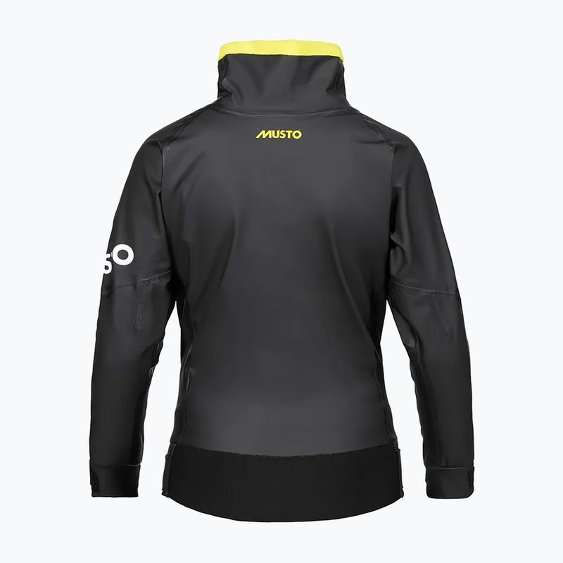 Gyerek vitorlás pulóver Musto Championship Aqua Top 2.0 Jr black 2