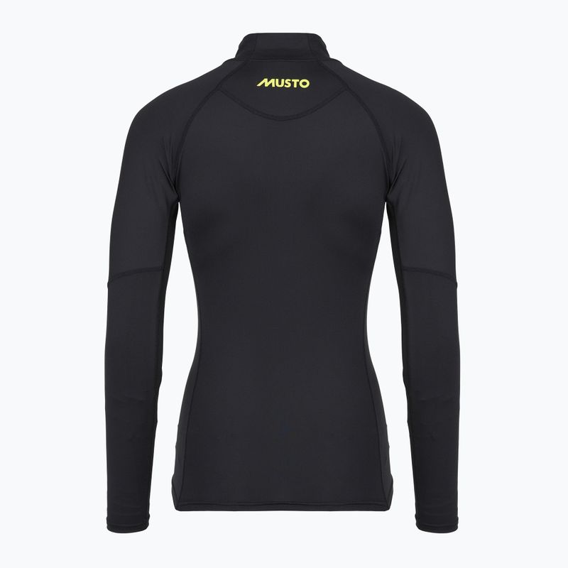 Női úszó hosszú ujjú felső Musto Championship Rash Guard black 2