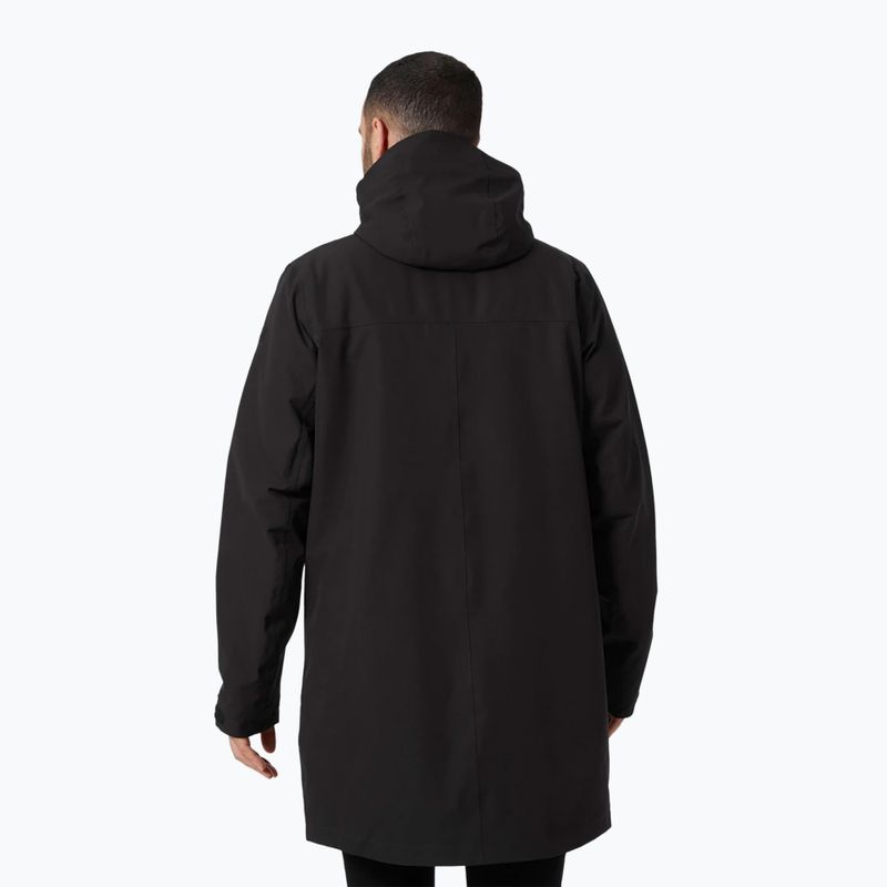 Férfi télikabát Helly Hansen Mono Material szigetelt esőkabát fekete 53644_990 2
