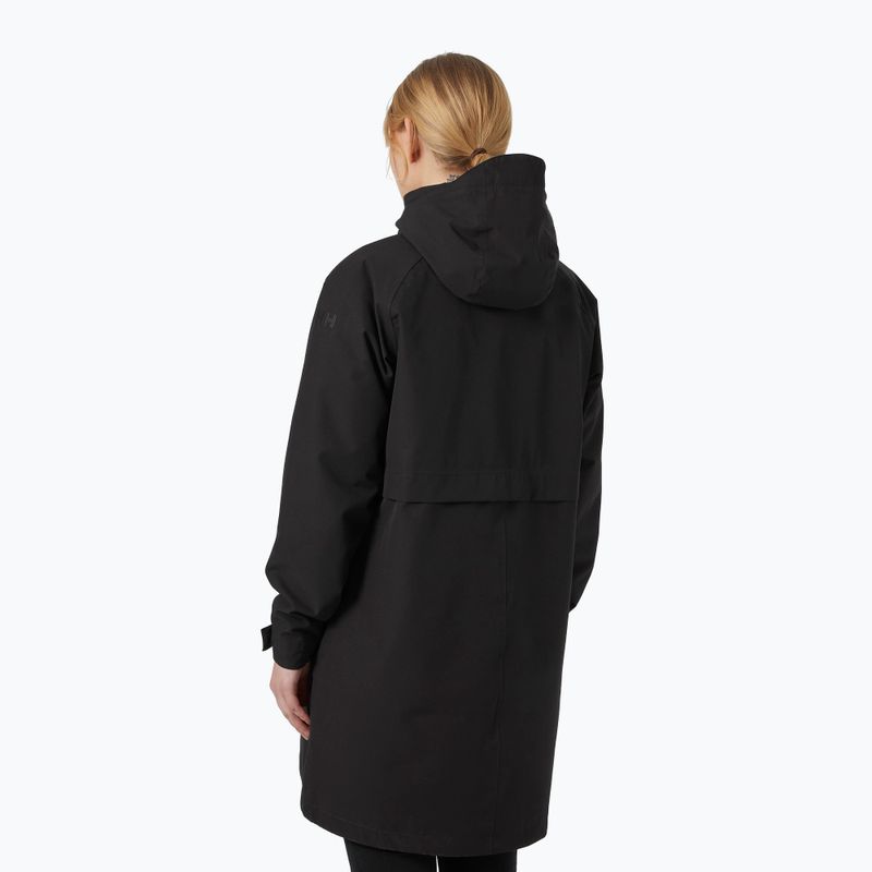 Női télikabát Helly Hansen Mono Material szigetelt esőkabát fekete 53652_990 2