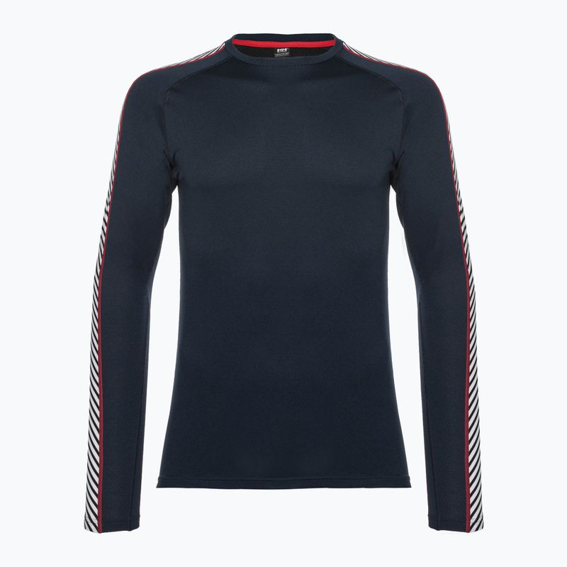 Férfi Helly Hansen Lifa Active Stripe Crew thermo melegítő pulóver navy 5