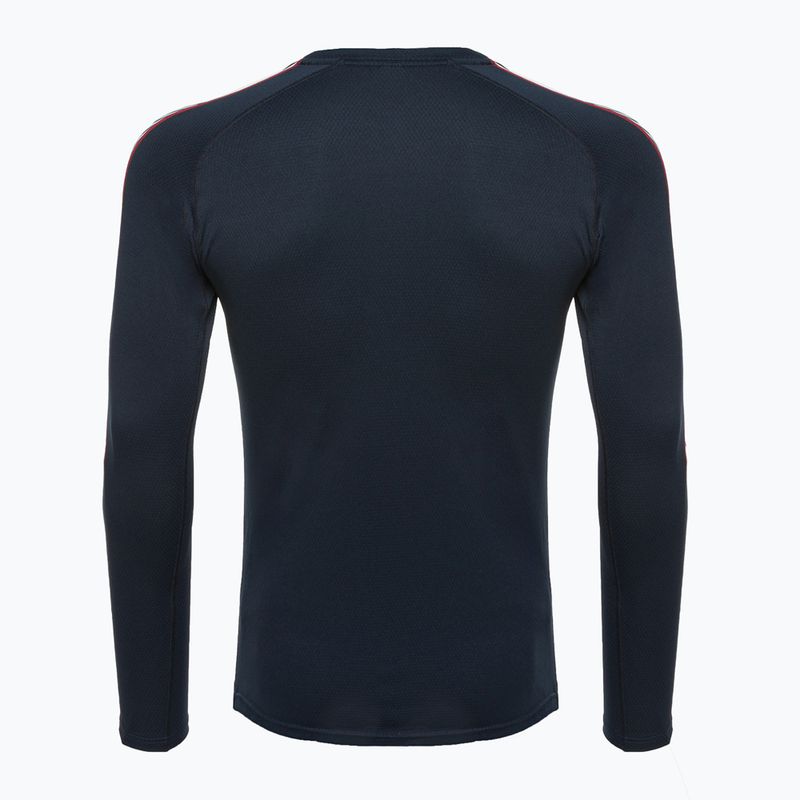 Férfi Helly Hansen Lifa Active Stripe Crew thermo melegítő pulóver navy 6